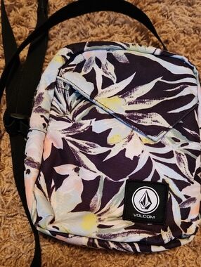 Volcom Floral Crossbody With Pastel Floral Print